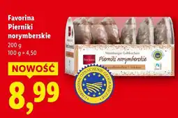 Lidl Pierniki norymberskie Favorina oferta