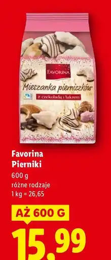 Lidl Pierniki Favorina oferta