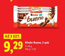 Lidl Baton Kinder Bueno, 3-pak oferta