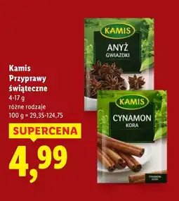 Lidl Przyprawy świąteczne Kamis oferta