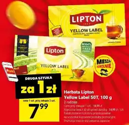 Twój Market Herbata Lipton Yellow Label 50T oferta