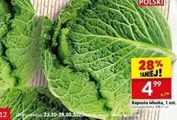 Twój Market Kapusta włoska, 1 szt. Twój Market oferta