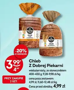 Żabka Chleb Z Dobrej Piekarni wieloziarnisty, ze słonecznikiem oferta