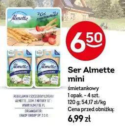 Żabka Ser Almette mini śmietankowy oferta