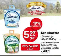 Żabka Ser Almette różne rodzaje oferta