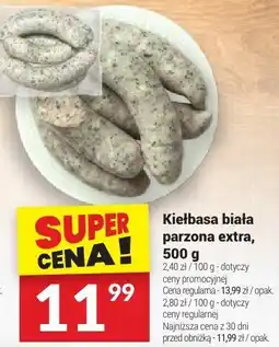 Twój Market Kiełbasa biała parzona extra, 500 g Dobry Wybór Diałecki oferta