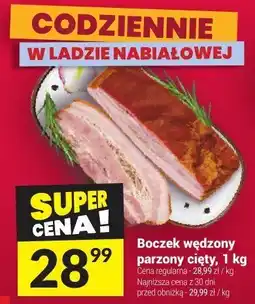 Twój Market Boczek wędzony parzony cięty, 1 kg Dobry Wybór Diałecki oferta