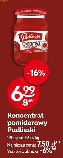 Żabka Koncentrat pomidorowy Pudliszki oferta