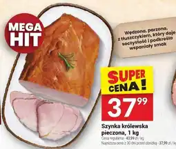 Twój Market Szynka królewska pieczona, 1 kg Dobry Wybór Diałecki oferta
