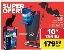 Carrefour Mop płaski h2pro Vileda oferta