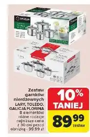 Carrefour Komplet garnków toledo Galicja oferta