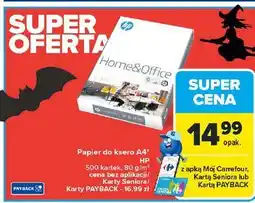 Carrefour Papier ksero a4 Hp oferta