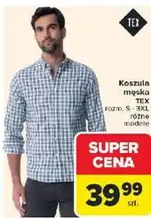 Carrefour Koszula męska s-3xl Tex oferta
