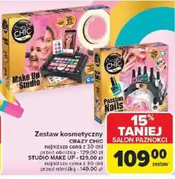 Carrefour Zestaw crazy chic passion nails Clementoni oferta