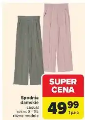 Carrefour Spodnie damskie casual rozm. s-xl oferta