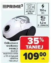 Carrefour Odkurzacz workowy svc21 Prime3 oferta