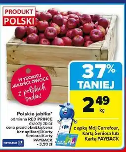 Carrefour Jabłka red prince oferta