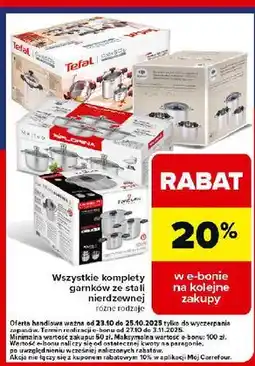 Carrefour Komplet garnków 1.7 l + 2.5 5.2 Zwieger oferta