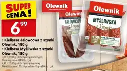 Twój Market Kiełbasa Myśliwska z szynki Olewnik, 180 g oferta