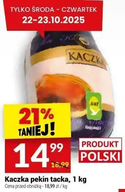 Twój Market Kaczka pekin tacka, 1 kg Twój Market oferta