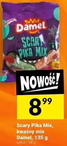 Twój Market Cukierki Scary Pika Mix, kwaśny mix Damel oferta