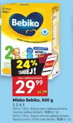 Twój Market Mleko Bebiko, 600 g oferta