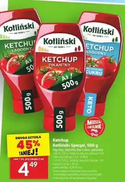 Twój Market Ketchup Kotliński Specjał, 500 g oferta