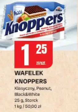 Chorten Wafelek KNOPPERS Klasyczny, Peanut, Black&White Storck oferta