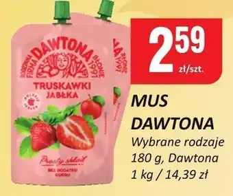 Mus Dawtona truskawka z jabłka