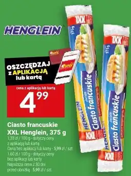Twój Market Ciasto francuskie XXL Henglein, 375 g oferta