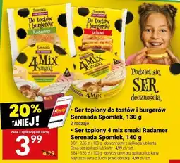 Twój Market Ser topiony 4 mix smaki Radamer Serenada Spomlek, 140 g oferta