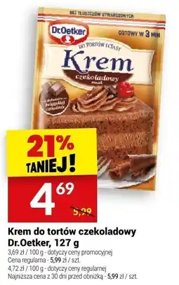 Twój Market Krem do tortów czekoladowy Dr.Oetker, 127 g oferta