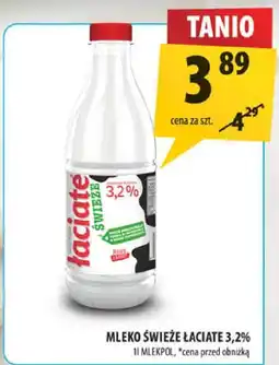 Arhelan Mleko świeże łaciate 3,2% Mlekpol oferta