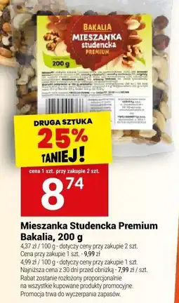 Twój Market Mieszanka Studencka Premium Bakalia, 200 g oferta