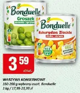 Chorten Warzywa konserwowe Bonduelle groszek/kukurydza oferta