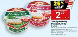 Twój Market Twaróg Delikatny President, 150 g oferta