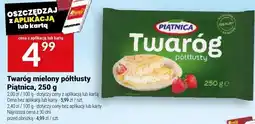 Twój Market Twaróg mielony półtłusty Piątnica, 250 g oferta
