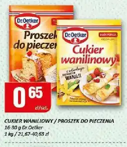 Chorten Cukier waniliowy/proszek do pieczenia Dr. Oetker oferta