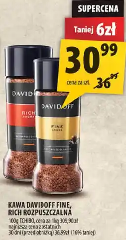 Arhelan Kawa Davidoff Fine, Rich rozpuszczalna oferta