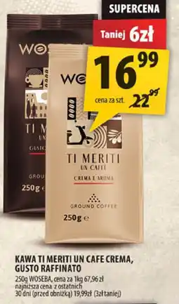 Arhelan Kawa Ti Mentium Cafe Crema, Gusto Raffinato oferta