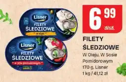 Chorten Filety śledziowe Lisner w oleju, w sosie pomidorowym oferta