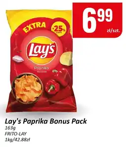 Chorten Chipsy Lay's Paprika Bonus Pack 163g oferta