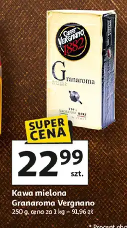 Auchan Kawa mielona Granaroma Vergnano 250g oferta