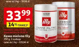 Auchan Kawa mielona Illy 250g 2 rodzaje oferta