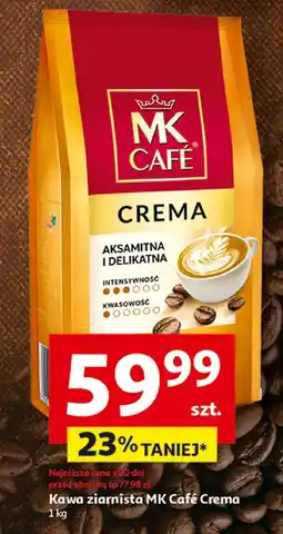 Auchan Kawa ziarnista MK Café Crema 1kg oferta