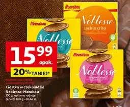 Auchan Ciastka w czekoladzie Noblesse, Marabou, 150 g, wybrane rodzaje oferta
