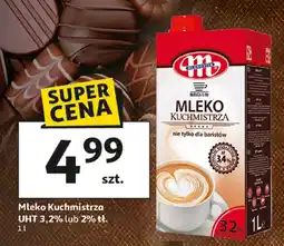 Auchan Mleko Kuchmistrza UHT 3,2% lub 2% tł. 1l Mlekovita oferta