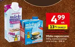 Auchan Mleko zagęszczone 500g, wybrane rodzaje Auchan oferta