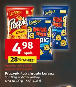 Auchan Prażynki Lorenz 90-100 g wybrane rodzaje oferta