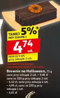 Auchan Brownie na Halloween 75 g Auchan oferta